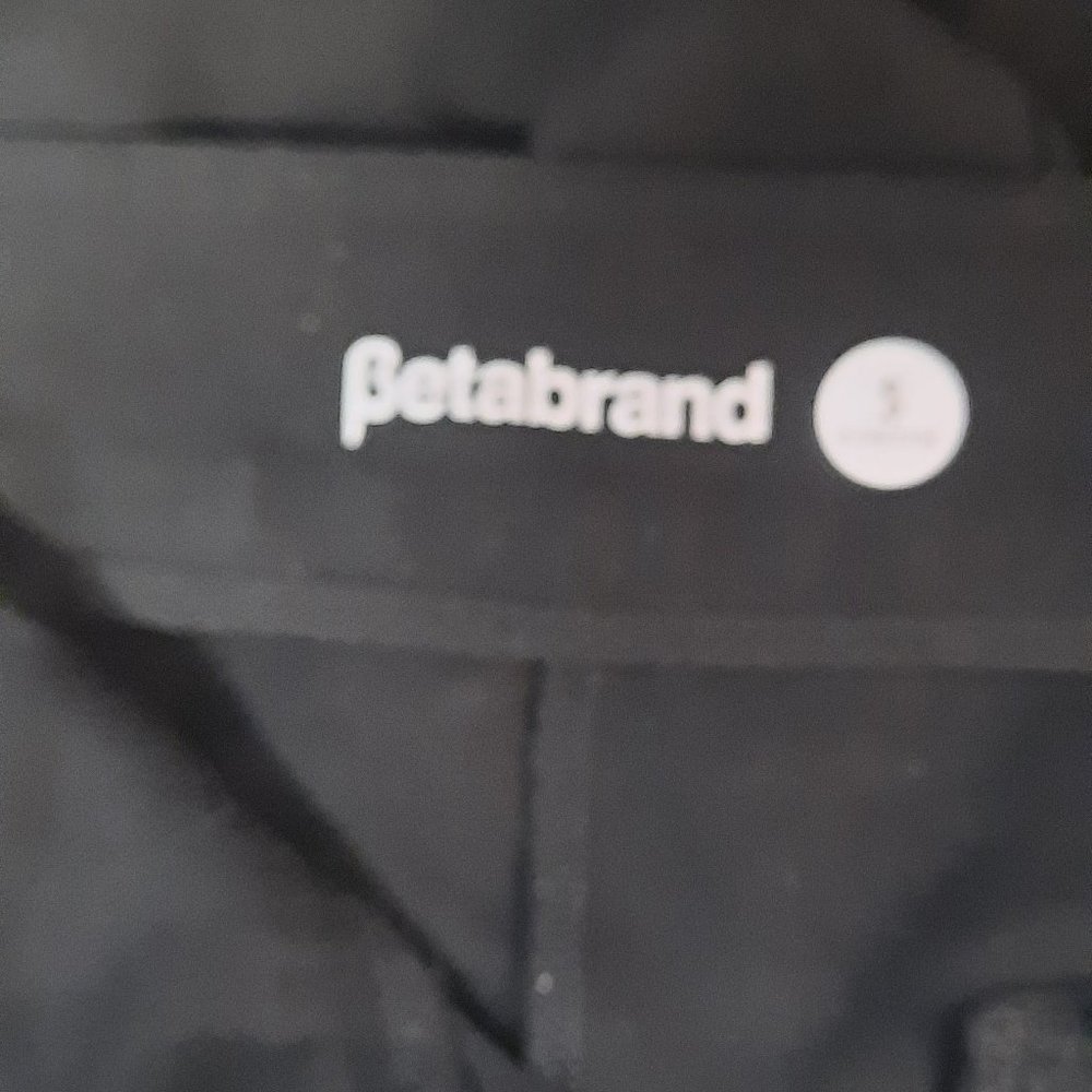 Betabrand Skinny Cigarette Pants Sz S Petite Black - Picture 9 of 12